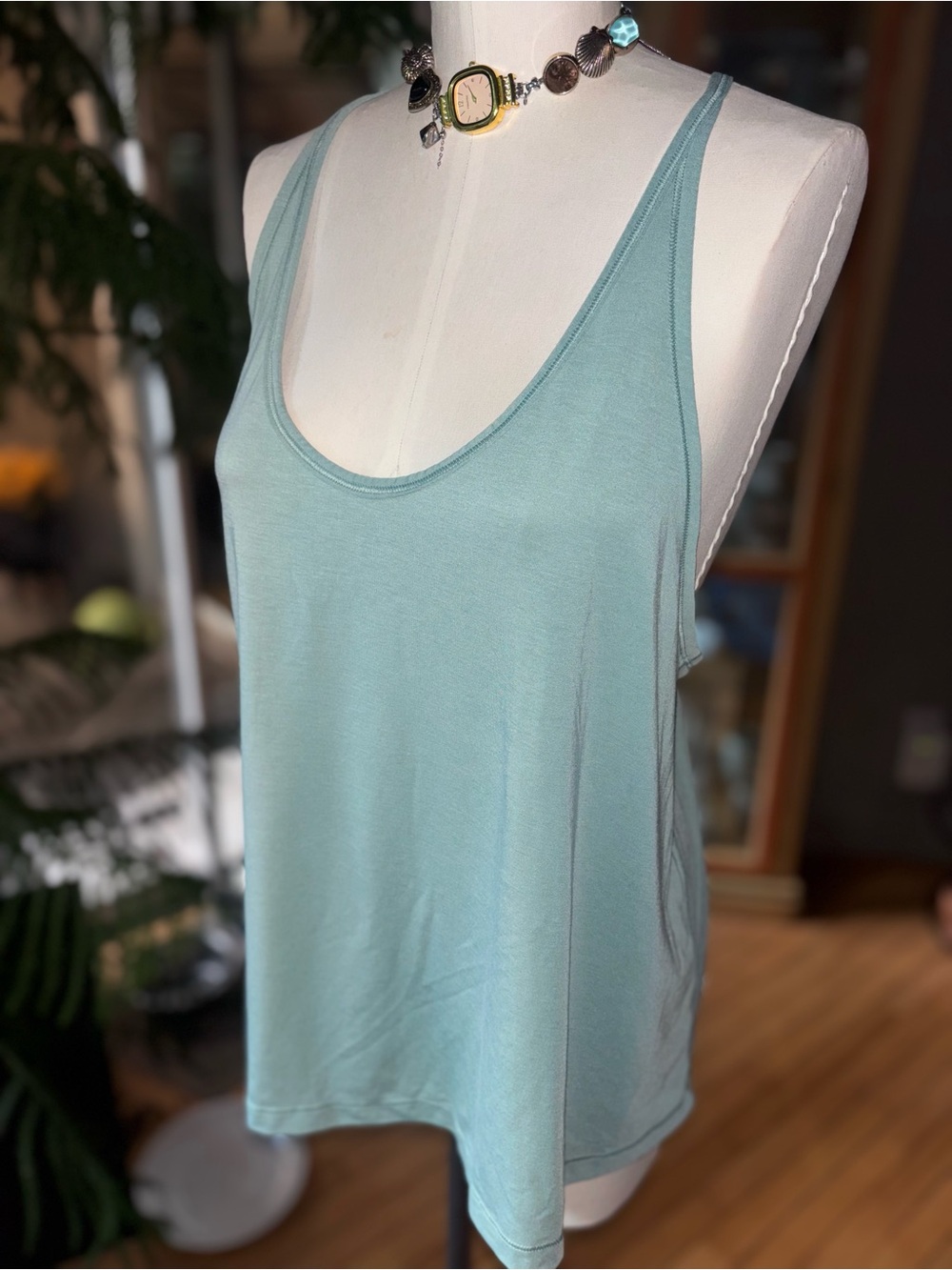 lululemon athletica Scoop Neck Tank Top in Seafoam